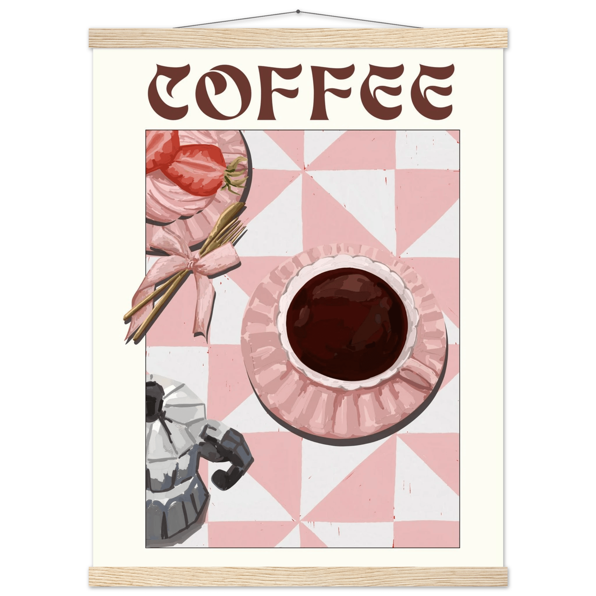 Coffee Poster – Cozy Breakfast Kitchen Wall Art Print (Digital & Printed Options) - Evergreen Posters