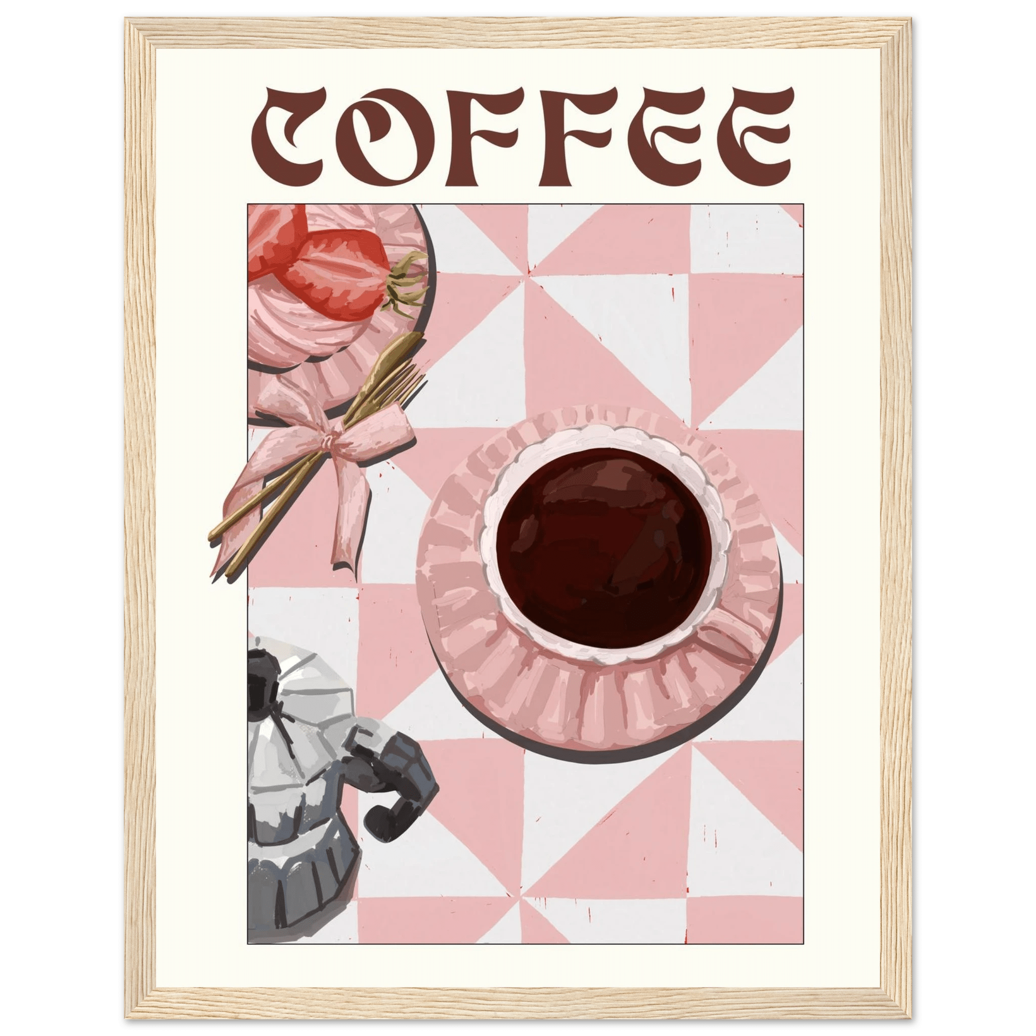 Coffee Poster – Cozy Breakfast Kitchen Wall Art Print (Digital & Printed Options) - Evergreen Posters